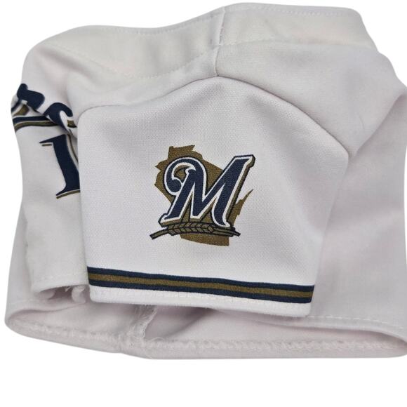 Build a Bear Workshop Milwaukee Brewers Baseball Jersey MLB Bear Clothing - Picture 3 of 6